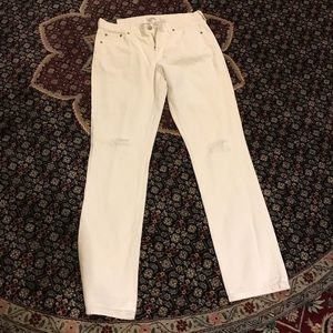 J crew distressed slim boyfriend jeans